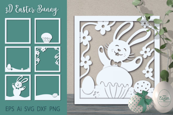 3D Easter Bunny Paper Cut: A Creative Holiday Craft