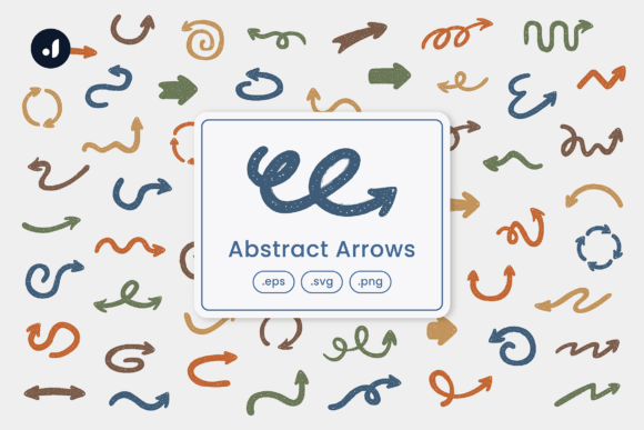 Abstract Arrows Illustration: A Creative Tool for Designers
