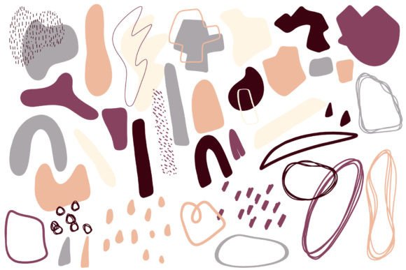 Abstract Graphics Set: 41 Unique Vector Elements for Creative Design