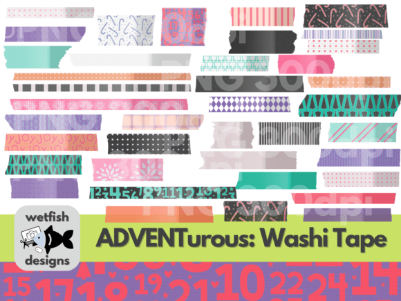 ADVENTurous Digital Washi Tape