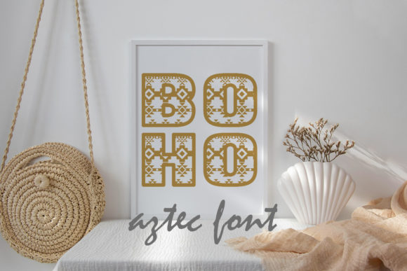 Boho Aztec: A Versatile Font for Modern Creativity