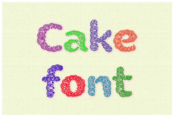 Cake: A Decorative Font That Adds Youthful Joy to Design Projects