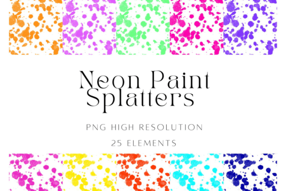 Evaluating Paint Splatters ClipArt for High-Impact Visual Design
