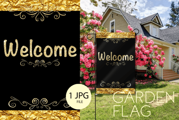 Evaluating the Black Gold Welcome Garden Flag Design for Seasonal Outdoor Decor