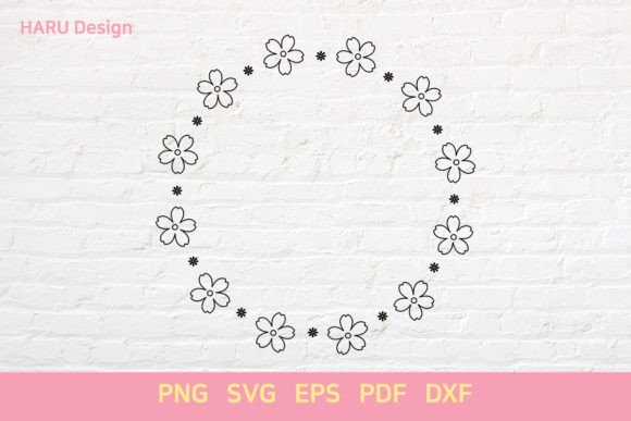 Flower Circle Outline: A Versatile Design Element for Creative Projects