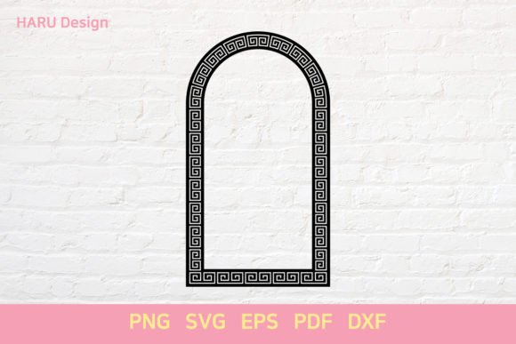 Greek Arch Frame Design Assets
