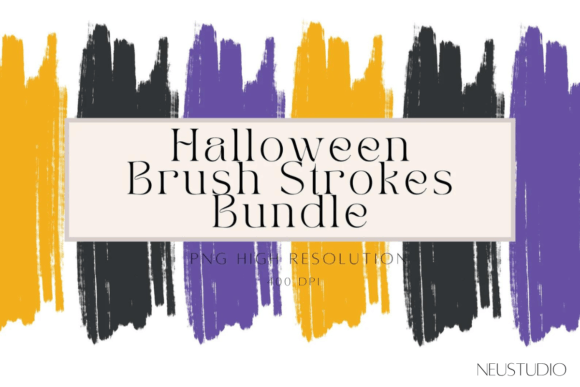 Halloween Brush Stroke Clipart
