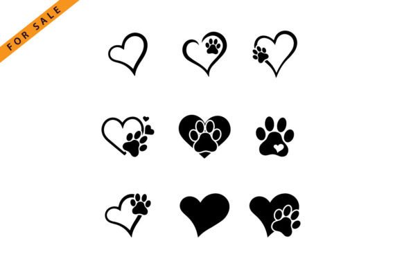 Hearts with the Paws of Dogs and Cats: A Symbolic Design for Pet Lovers