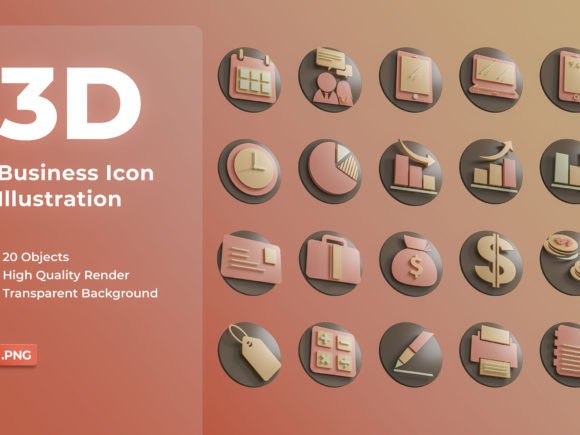 How 3D Illustration and Business Icons Can Transform Your Design Projects