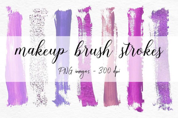 Make Up Brush Strokes Clipart