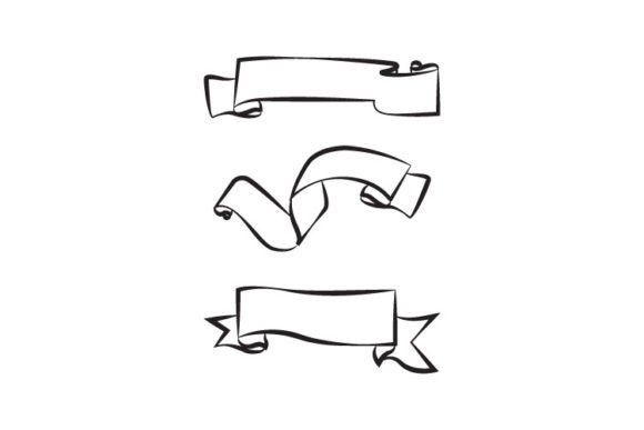 Mastering the Art of Elegance: A Comprehensive Guide to Scrolling Ribbon Banner Clipart Outline Design