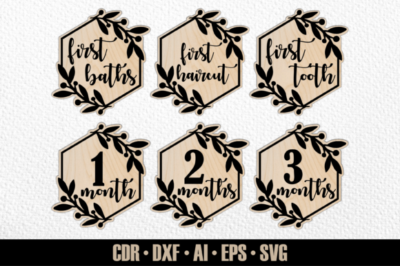 Monthly Floral Baby Milestones SVG: A Beautiful Way to Track a Baby’s Growth
