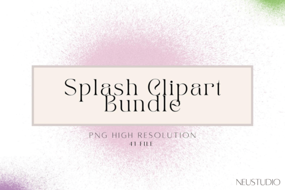 Paint Splash Clipart Bundle Evaluation
