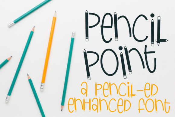 Pencil Point: A Handmade Decorative Font for Creative Projects
