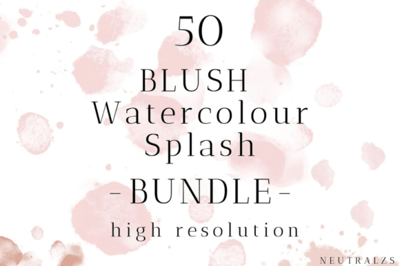 Pink Watercolor Splash PNG Bundle: A Versatile Asset for Creative Projects
