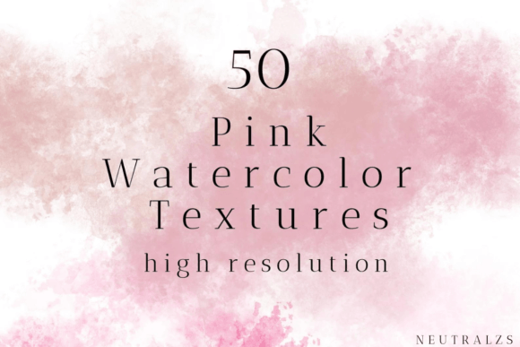 Pink Watercolor Texture PNG Bundle: A Creative Resource for Designers and Artists