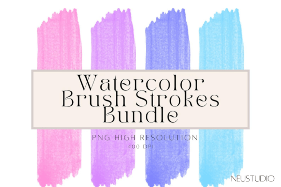 The Art of Imperfection: How the Watercolor Brush Strokes Clip Art Bundle is Reshaping Modern Digital Aesthetics