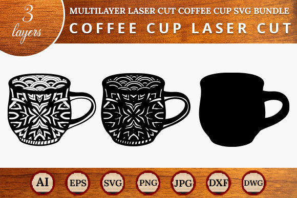 Transforming Spaces with the Coffee Cup Laser Cut SVG Bundle: A Modern Twist on Decorative Art