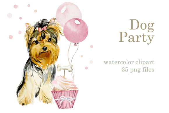 Watercolor Dog Party: A Unique and Versatile Resource for Creative Projects