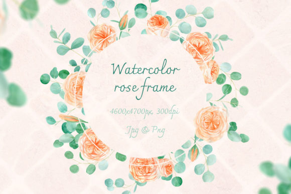 Watercolor Round Frame: A Versatile Digital Asset for Creative Projects