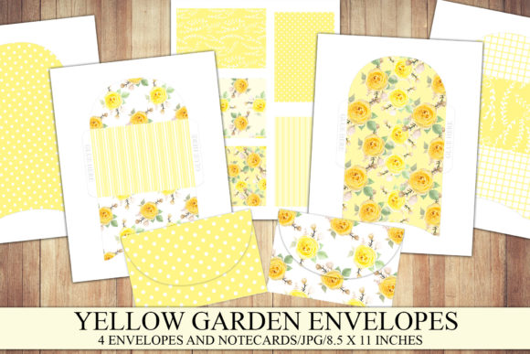 Yellow Garden Envelopes and Note Cards: A Practical Craft Resource for Creative Projects